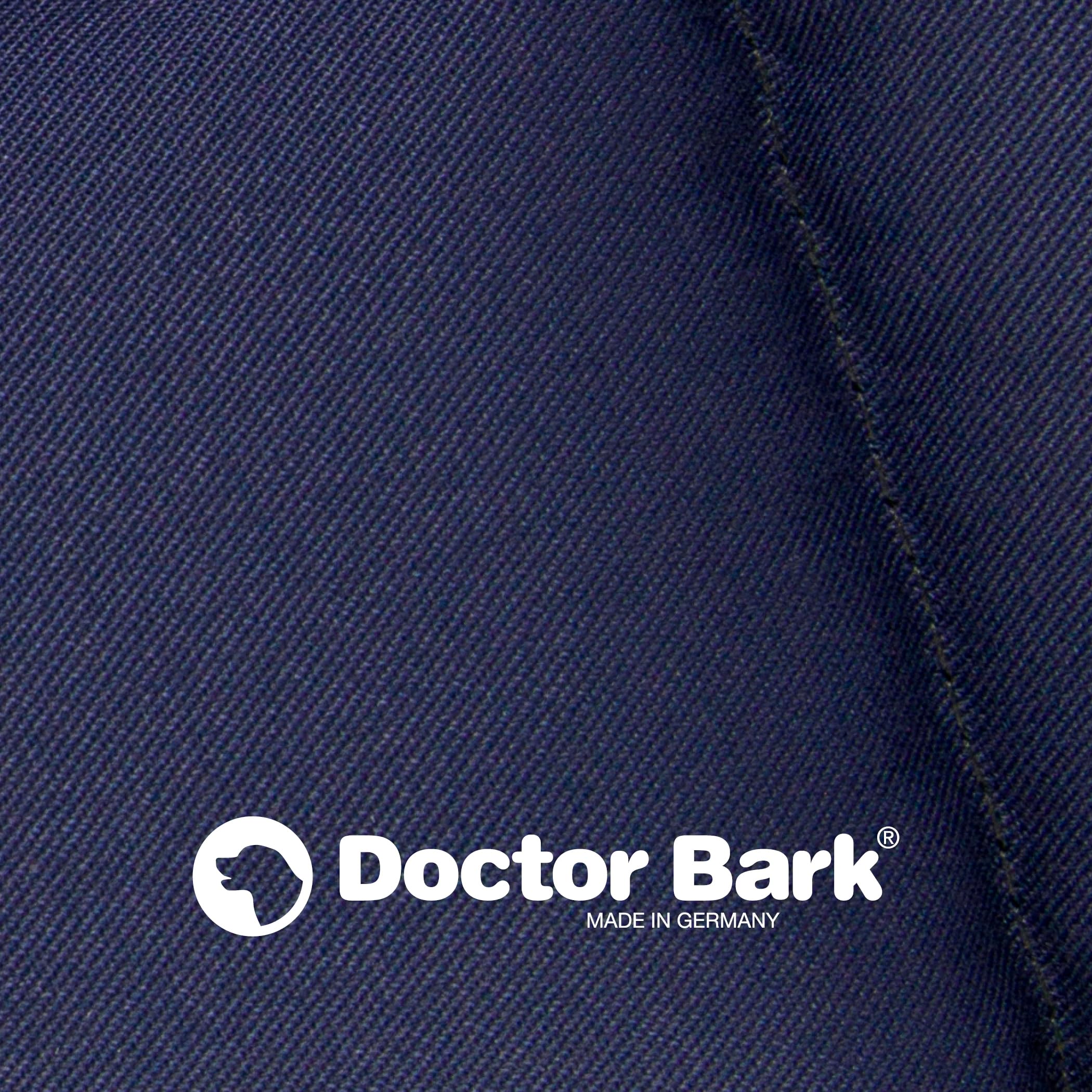 Doctor Bark Manta para Perros, Suave, Perros medianos, Resistente, para Interior y Exterior, Lavable hasta 95 °C (Talla M, Azul Real)