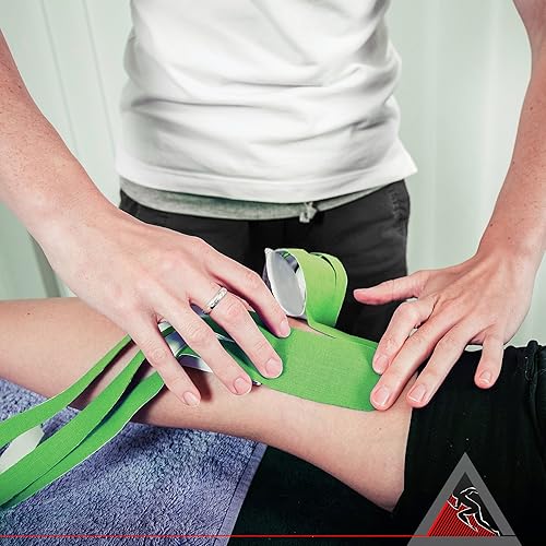 Miniatura 8 de Cinta deportiva de kinesiología original. Cinta deportiva profesional para tobillo, muñeca, rodilla, hombro, músculos, articulaciones. Sin látex,