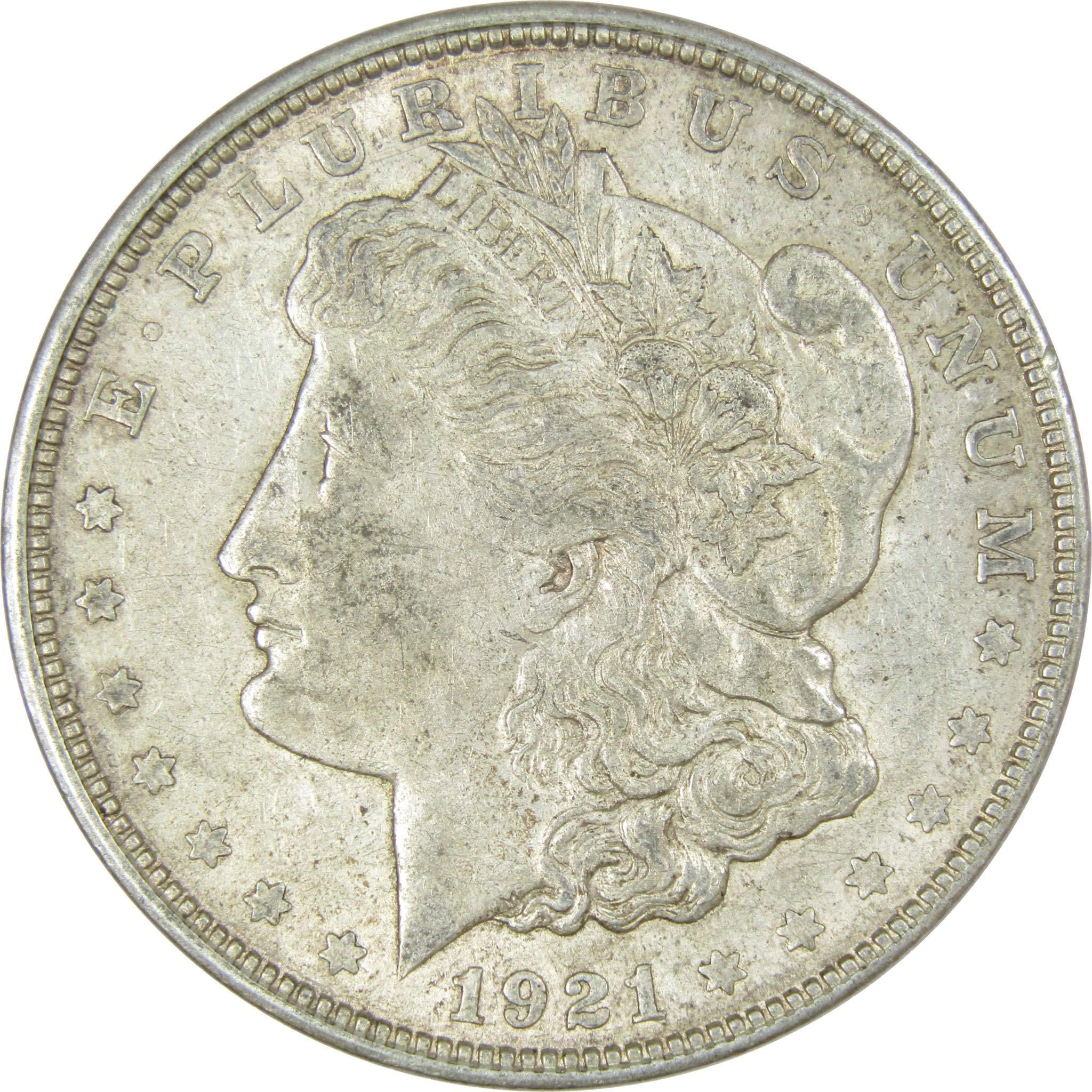 1921年　モルガン・ダラー 90％銀 1921 D Morgan Dollar XF EF Extremely Fine 90% Silver $1 US Coin