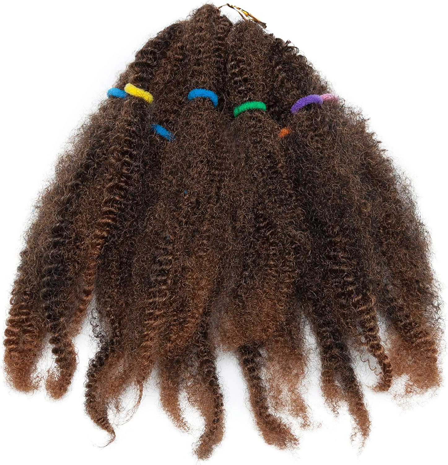 SEGO 11 Inch Afro Kinky Bulk Hair Braiding Curly Synthetic Hair