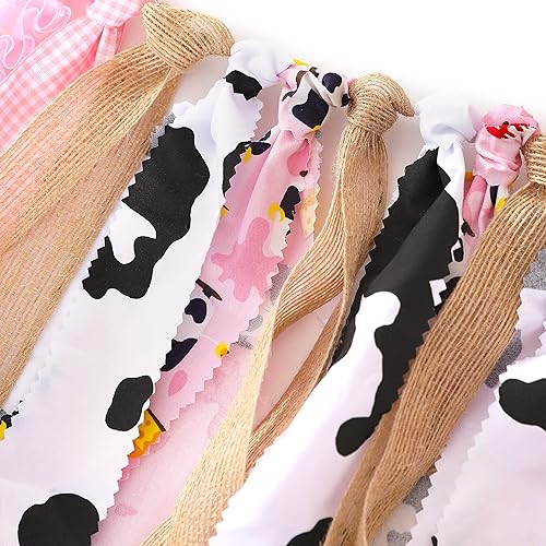 Miniatura 6 de Banner para silla alta de Cowgirl One  Decoración de cumpleaños de fiesta de vaquera, pancarta para silla de bebé, fondo de fotos de pastel de