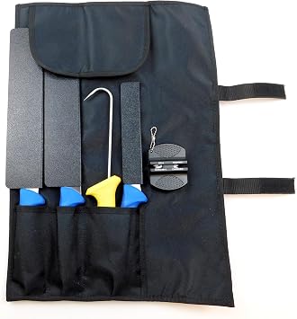 Jero Professional Meat Processing Knife Set With Knife Sharpener, Knife Case and Blade Guards