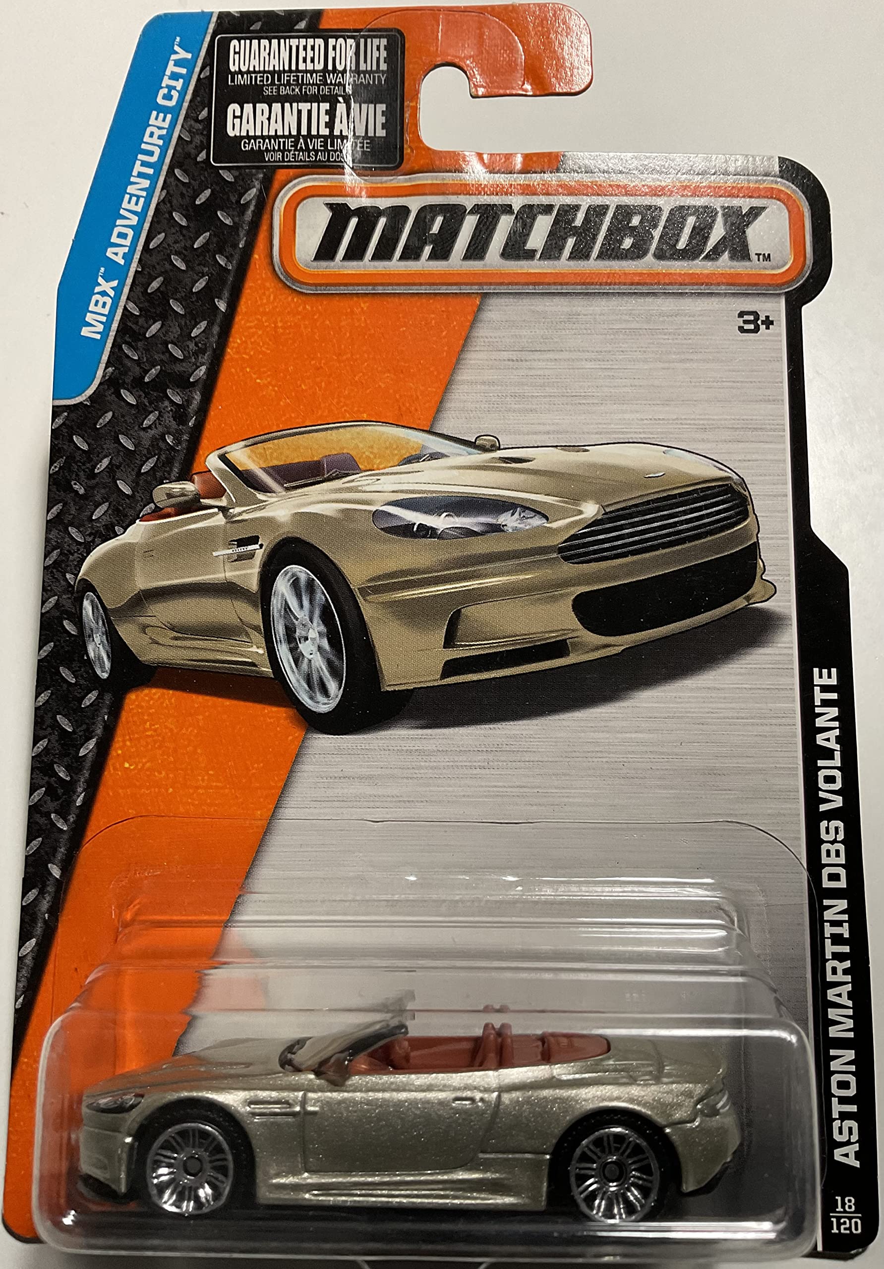 Amazon.com: MATCHBOX MBX ADVENTURE CITY GOLD ASTON MARTIN DBS