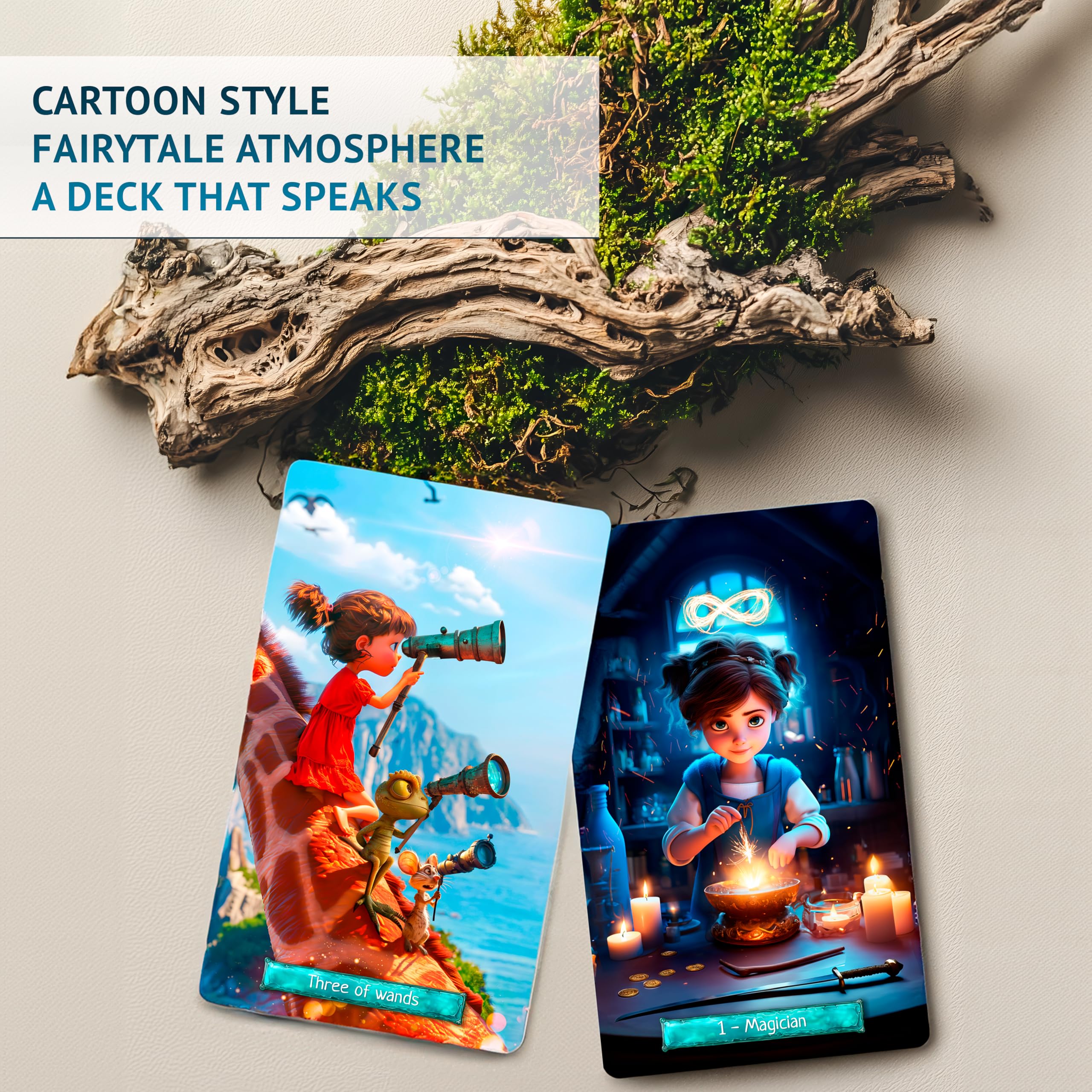 ANDREWBOLOTIN Tarot of Little Lera Pretty Tarot Cards for Beginners and Experts Alternative to Rider Waite Deck with Guide Book Oracle Cards Deck for Divination Gift Taro