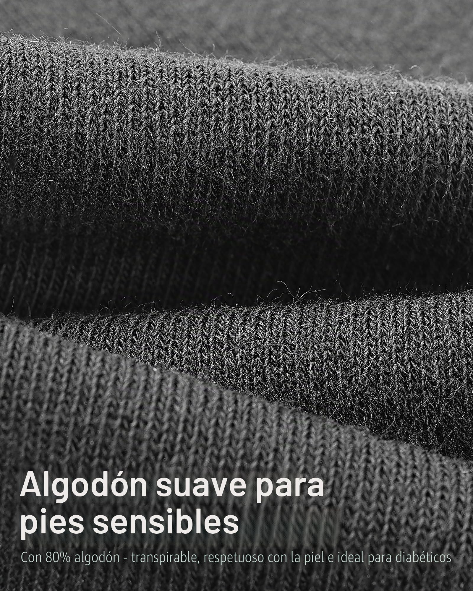 Jeasona 10 Pares Calcetines Diabeticos Mujer sin Goma Pie Diabetico Calcetines sin Costuras Mujer Tobilleros Cortos Algodon Diabetes Accesorios