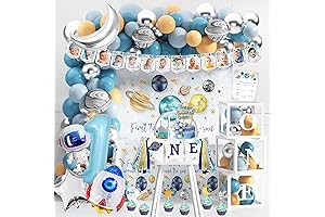 Perfect First Birthday Decor - Space Theme