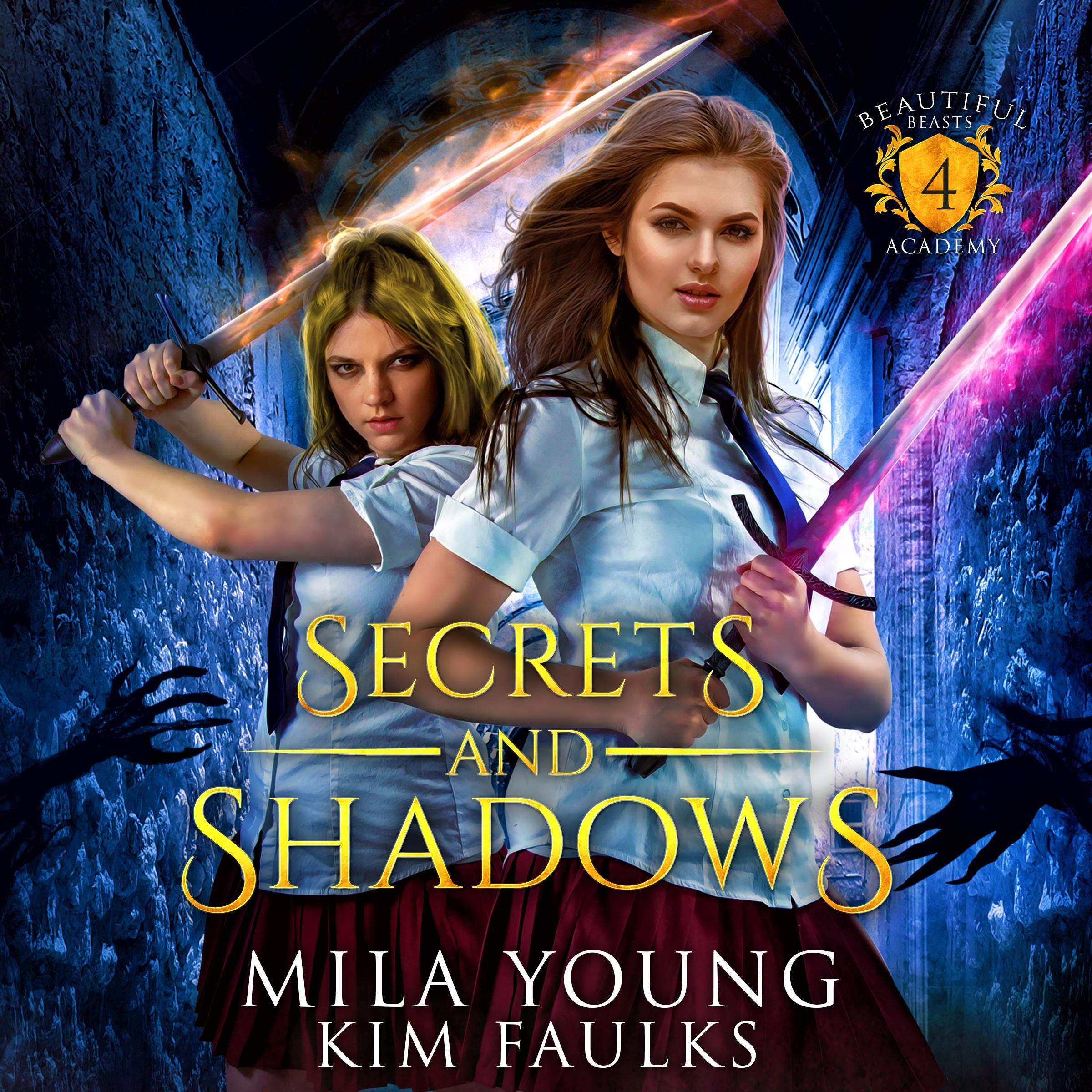 Cover art for Secrets and Shadows: Beautiful Beasts Academy, Book 4