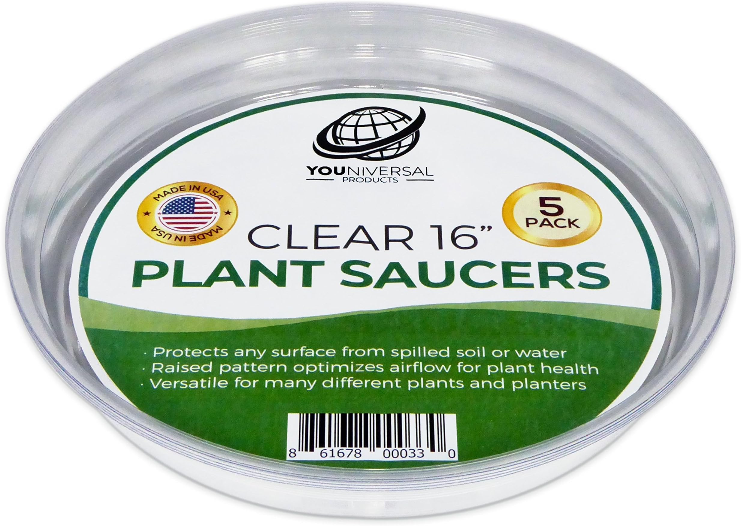 5 Pack of 16" Saucers