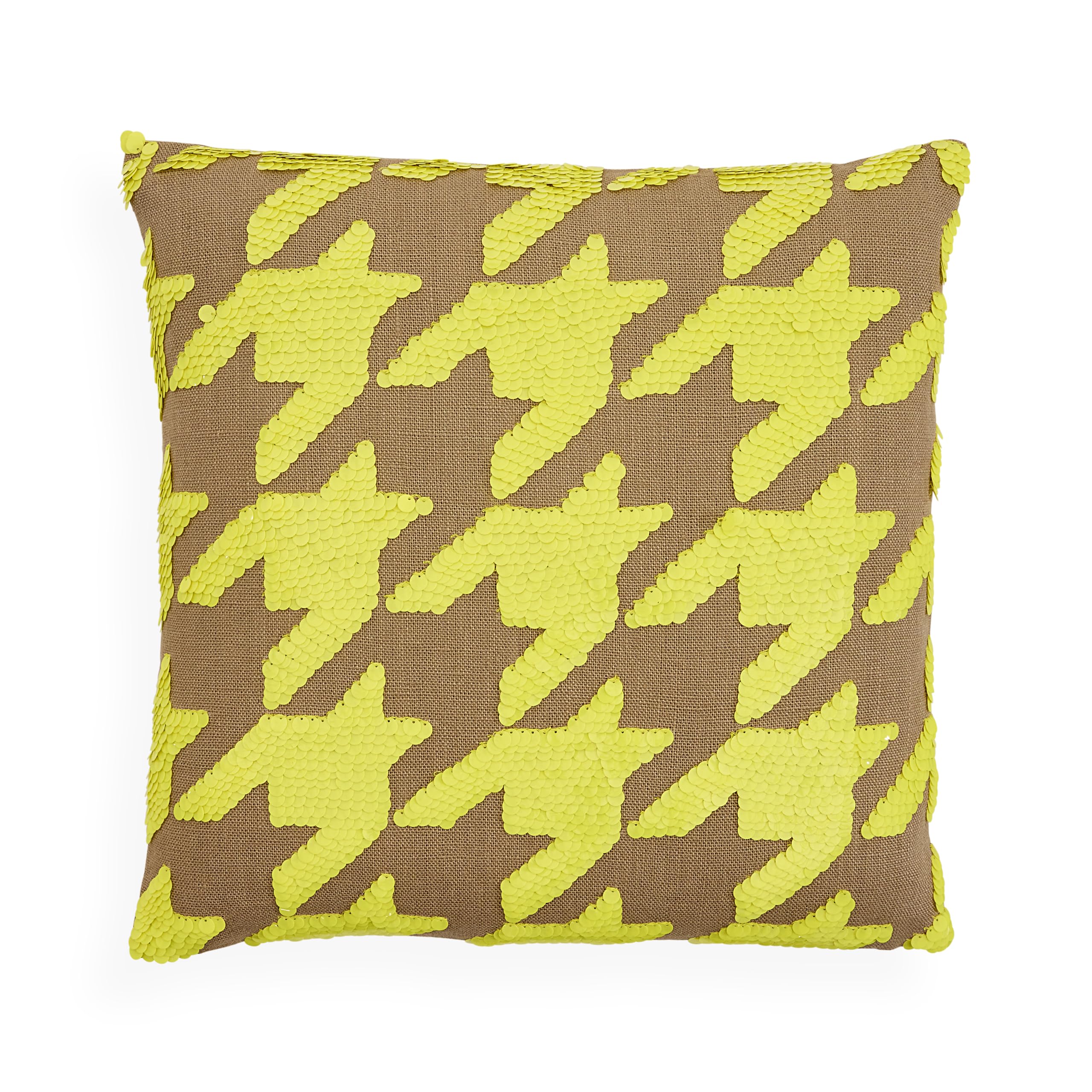 Jonathan Adler Ibiza Houndstooth Pillow, 16" x 16"