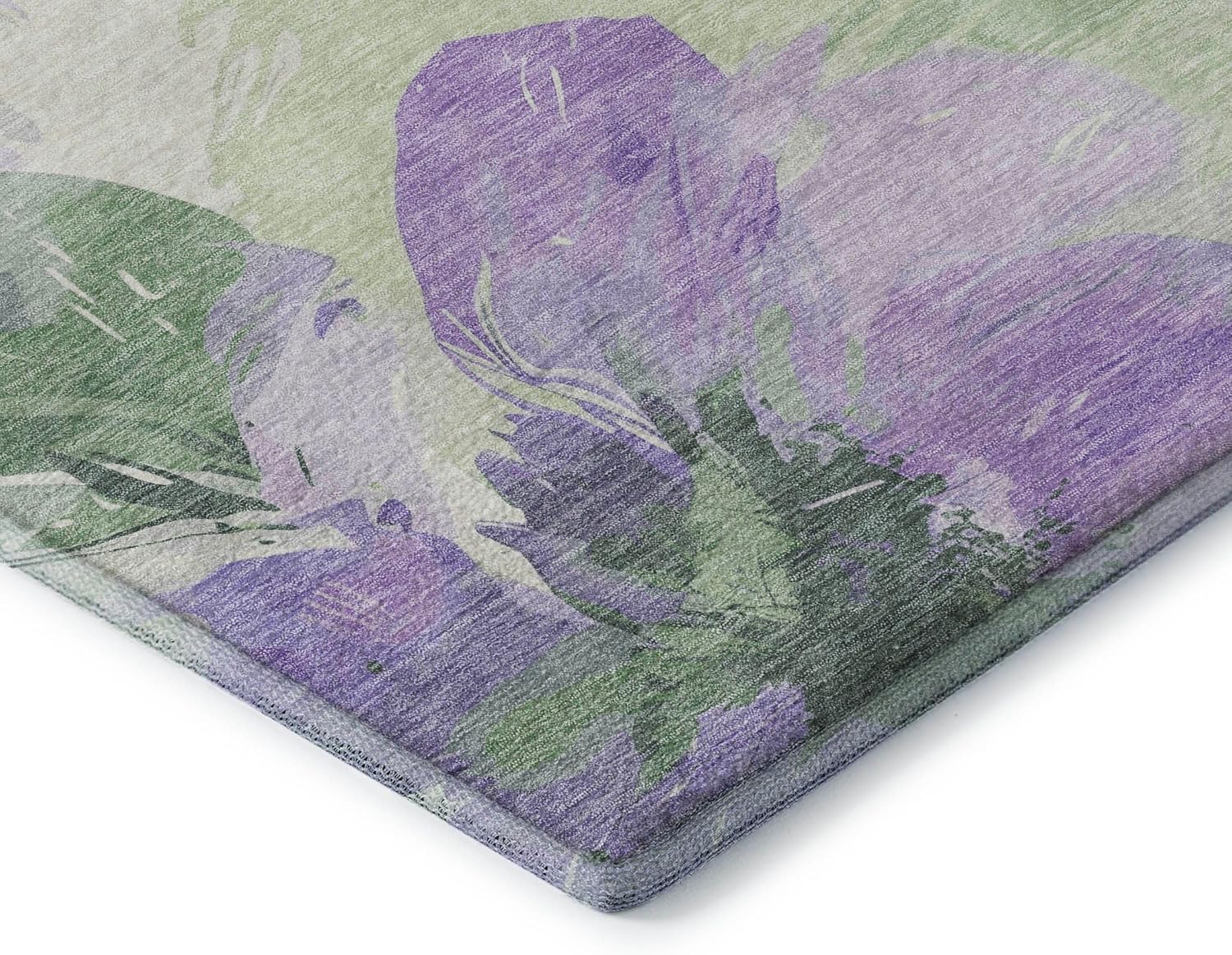 Addison Rugs Mayfield AMF1554 Lavender 9' x 12' Indoor Premium Machine Washable Rug, Silky Soft, Easy Clean, Non Shedding, Bedroom, Living Room, Dining Room, Kitchen Rug
