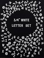 Vista 12 de Felt Like Sharing Letras de plástico solo para tablero de letras (348 piezas) - Letras de tablero de letras de 1 pulgada para tablero de letras