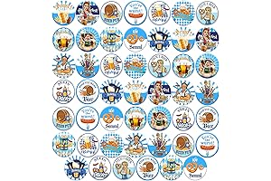 Whaline 48 Pieces Oktoberfest Buttons Pins