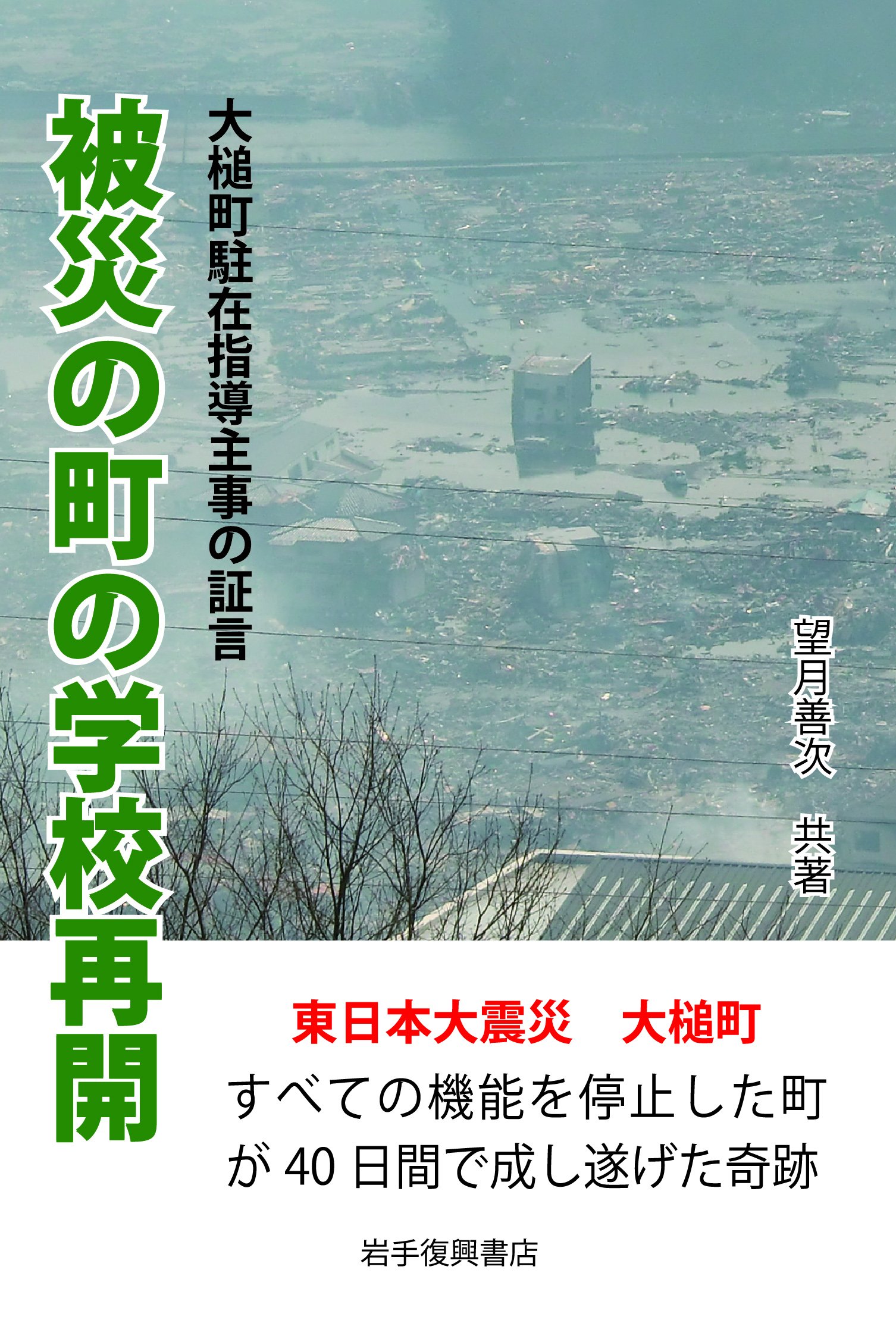 Amazon.co.jp: 被災の町の学校再開 : 望月 善次: 本