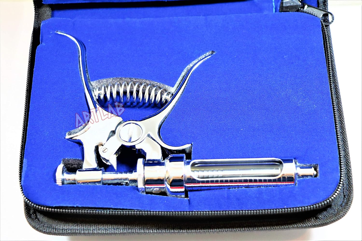 HIGH GRADE HAUPTNER DOSING SYRINGE AUTOMATIC MULTI DOSAGE 10CC FOR VACCINATING LIVESTOCK ( CYNAMED )