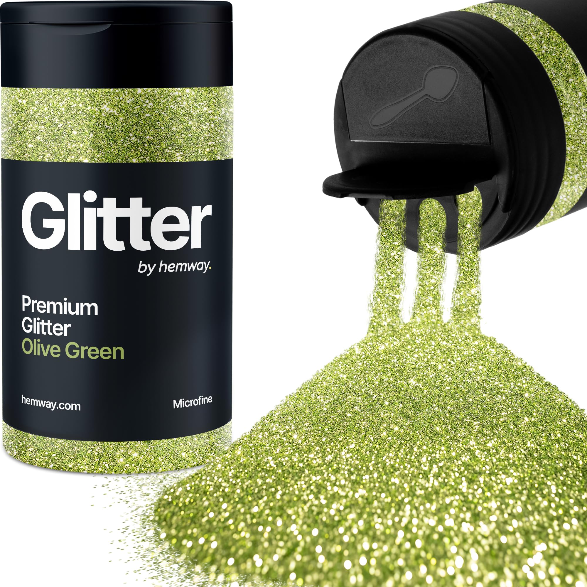 Champagne Gold Glitter Shaker, 130g Ultrafine Glitter, Crafts 1/128" Metallic Flake Champagne Gold Sequins, Resin & Epoxy Crafts, Decorating, Halloween, Christmas Nail, Face, Hemway — view 104