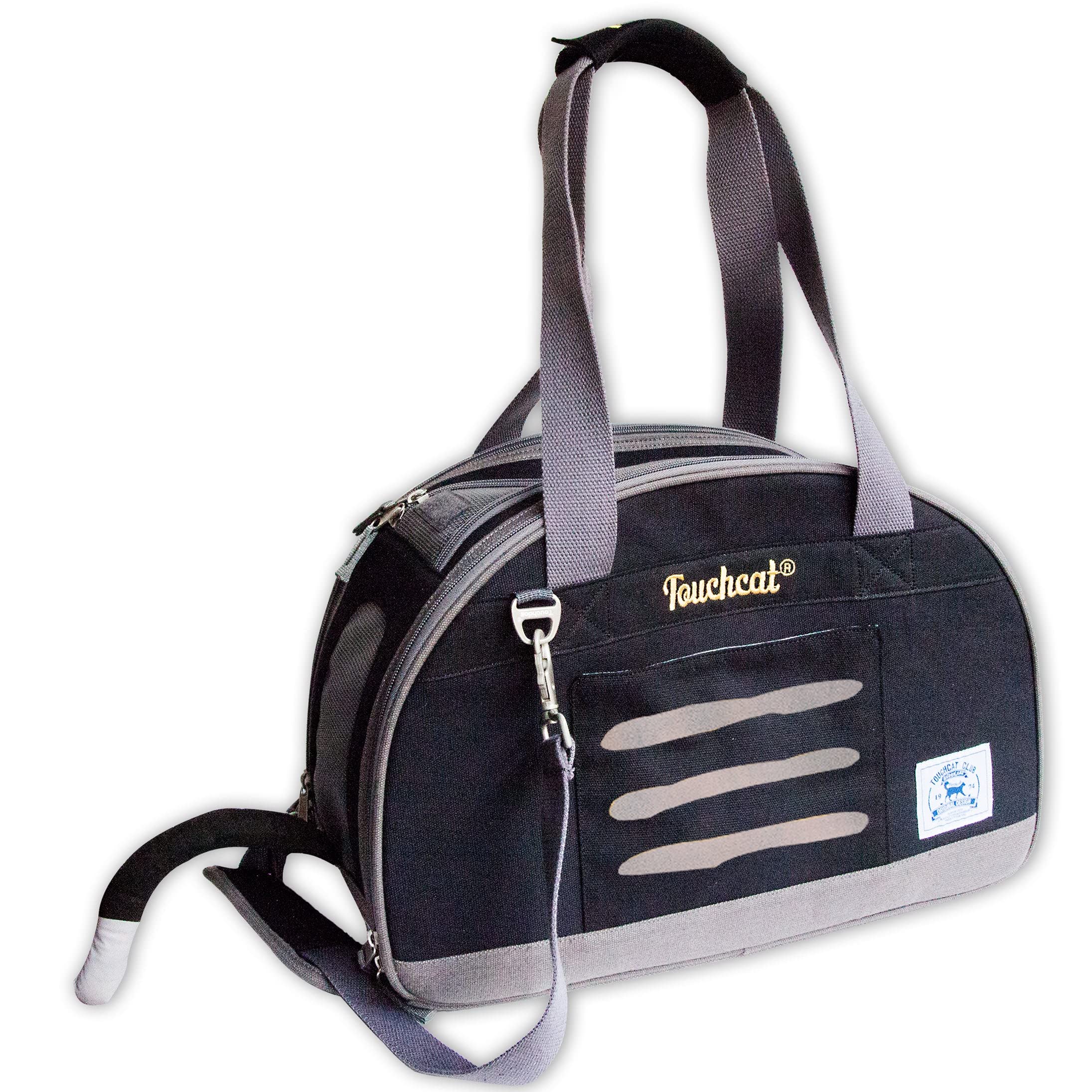 Touchcat Transportín Plegable para Gatos Tote-Tails, Aprobado por aerolíneas