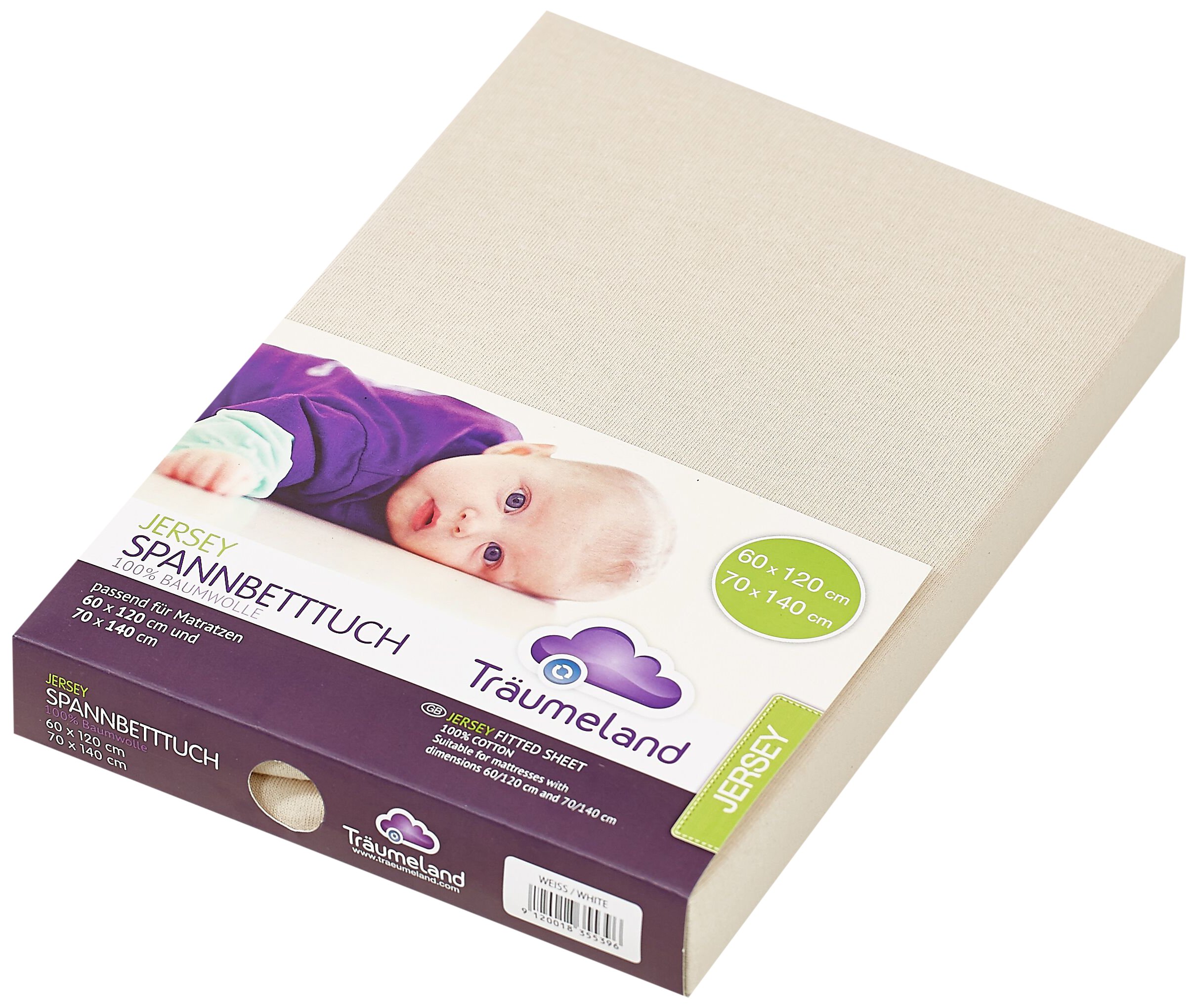 Traeumeland TT020131 Jercy Spannbetttuch – Beige