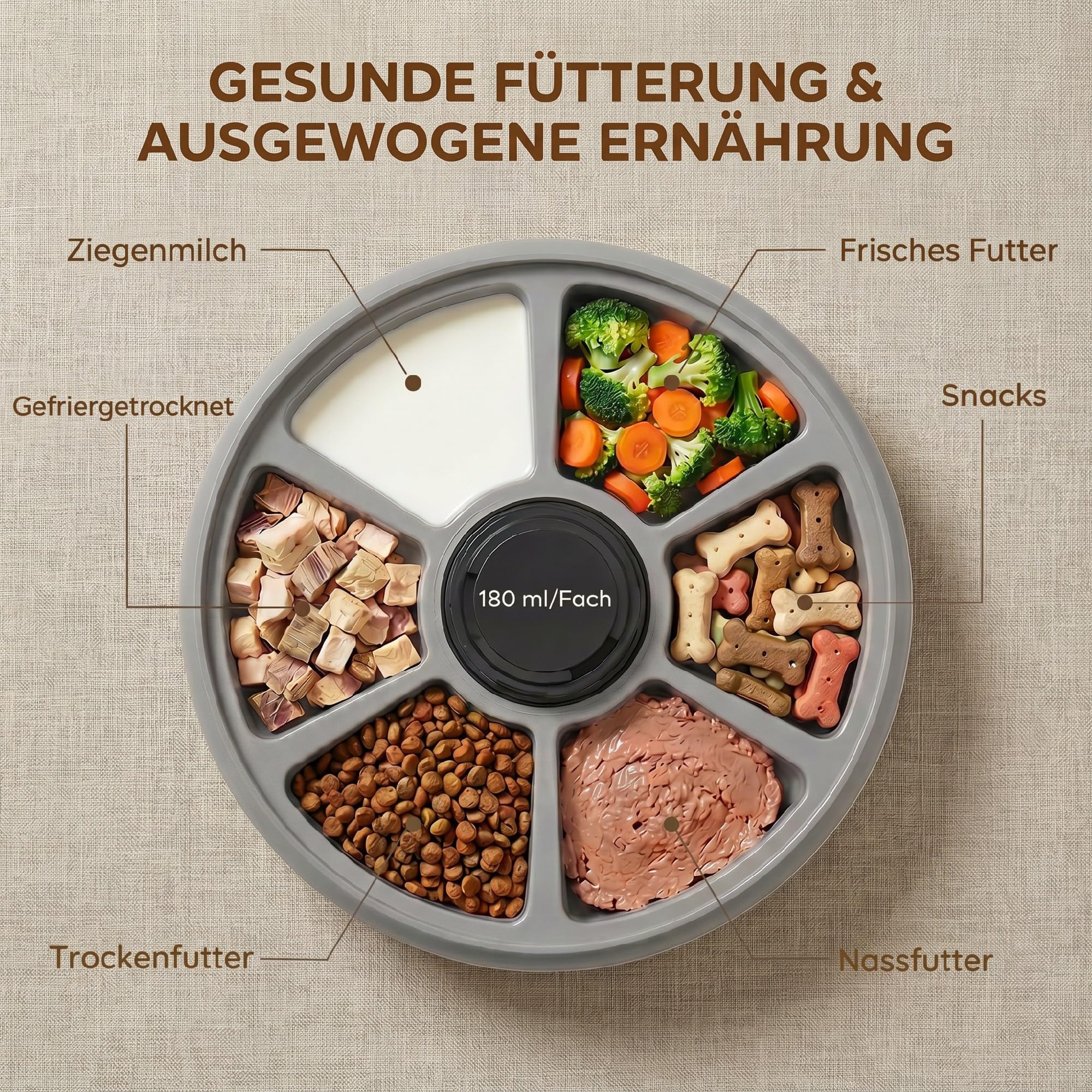 PawHut Futterautomat Kabellos Programmierbarer Timer für Katzen und Hunde
