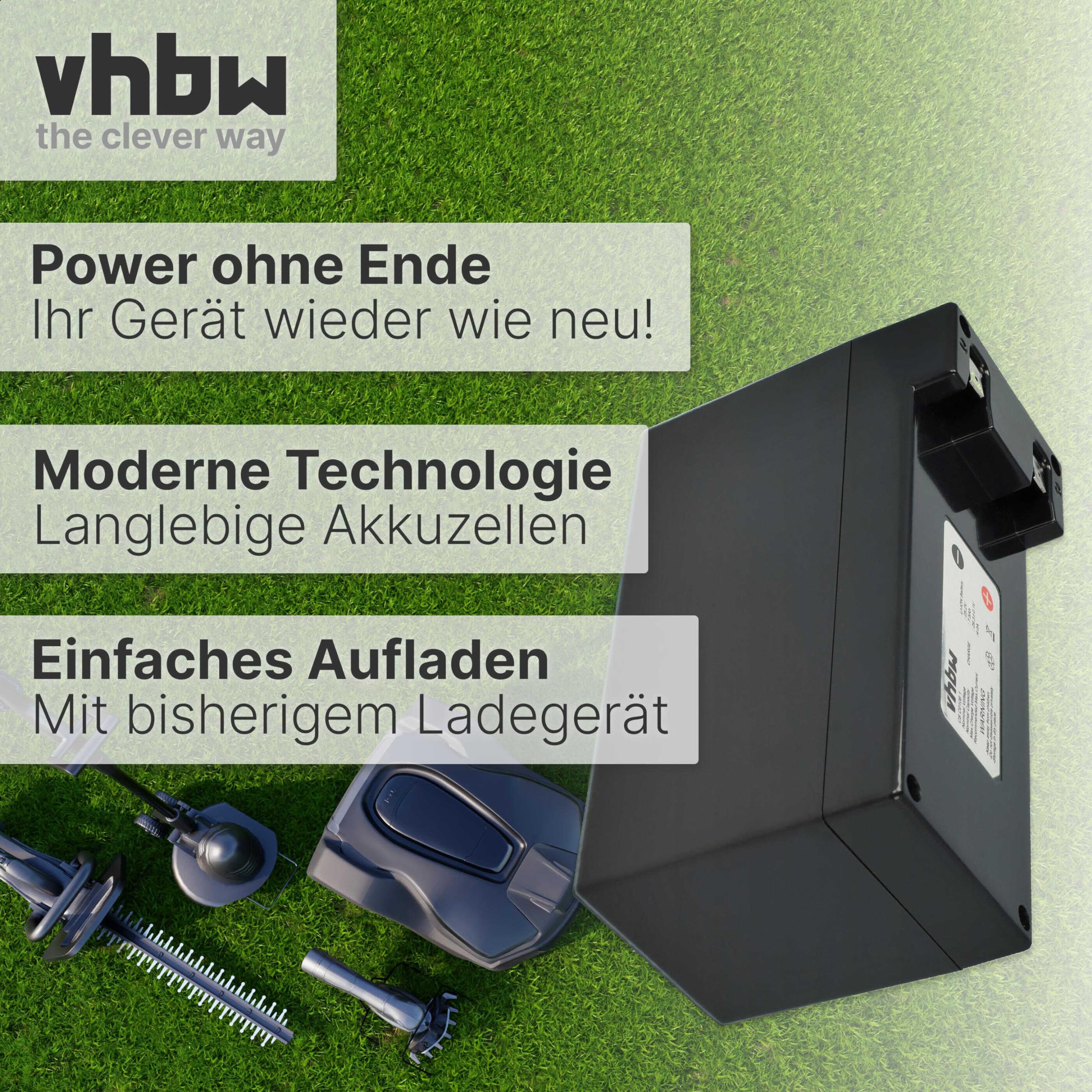vhbw 1x Akku kompatibel mit Ambrogio L30, L50, L60, L75, L85, L100, L200, L300, L400 - Ersatz für CS-C0106-1