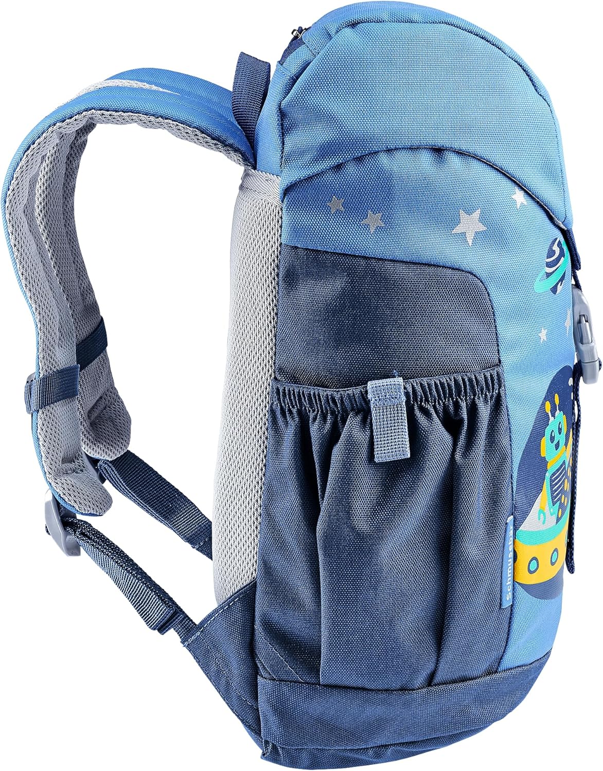 Deuter Schmusebar Kid's Drawstring Backpack I Daypack, Rucksack for School and Day Hiking I Ages 3+ Up - Wave-Nightblue - Image 4