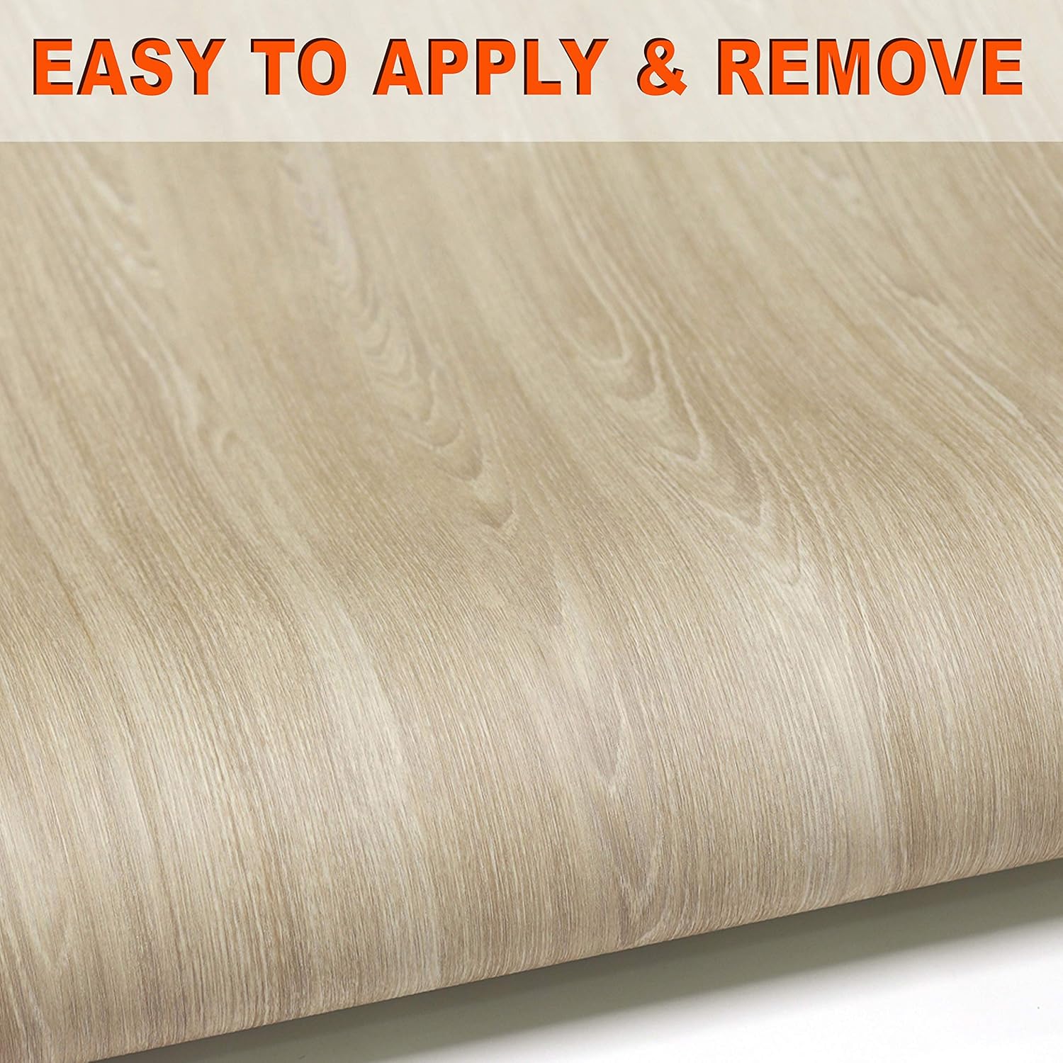 50% оƒƒ Dіѕсоunt Wood Contact Paper 24X118 Large Size Luxury Wood Vinyl Flooring Roll Peel and Stick Wood Wallpaper Self Adhesive Paper Multipurpose use Decorative covering kitchen cabinet Furniture door Wall Floor