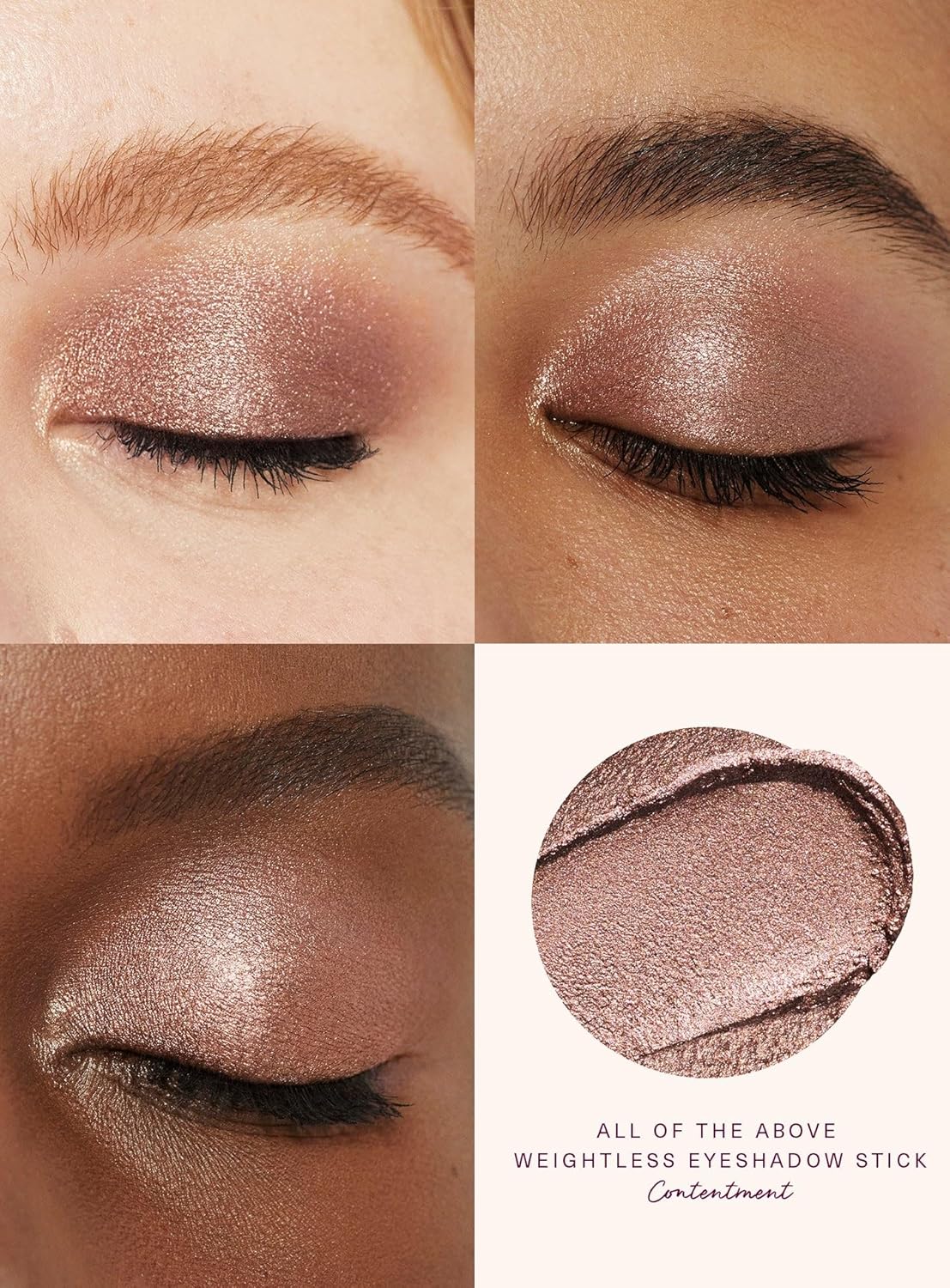 Rare Beauty by Selena Gomez All of the Above Weightless Eyeshadow Stick Contentment