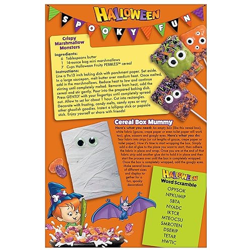 Miniatura 4 de Cereal de desayuno infantil Post Halloween Fruity PEBBLES, 10 oz