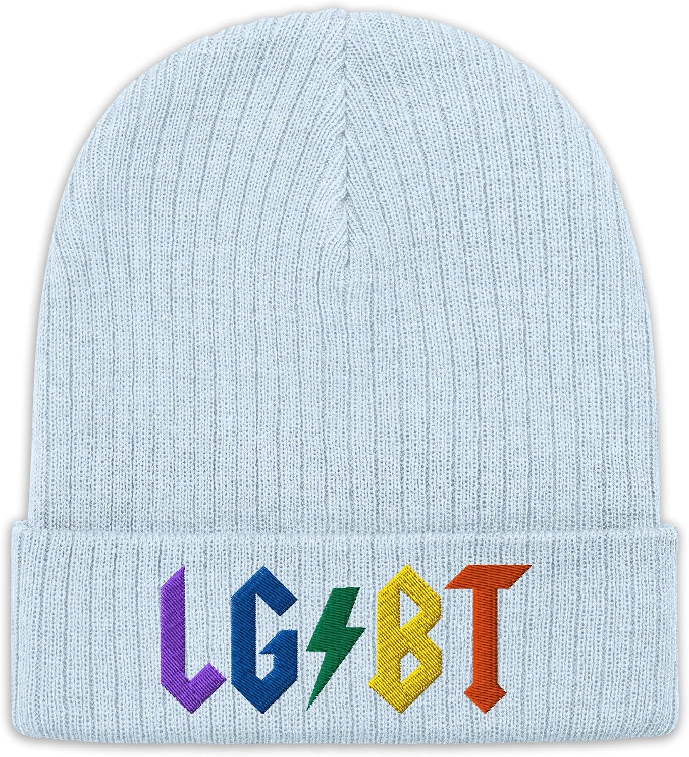 Allies LGBT Rocks Beanie | Rock 'n Roll Style Winter Hat for LGBTQ+ Pride Unisex Design for Men and Women
