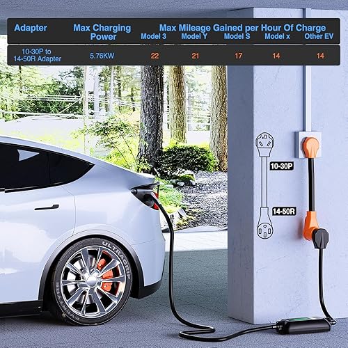 Miniatura 80 de Nilight Cable adaptador de cargador EV de 50 amperios a 50 amperios de 4 clavijas de cobre puro 250 V para soldador, conversión de enchufe Enchufe