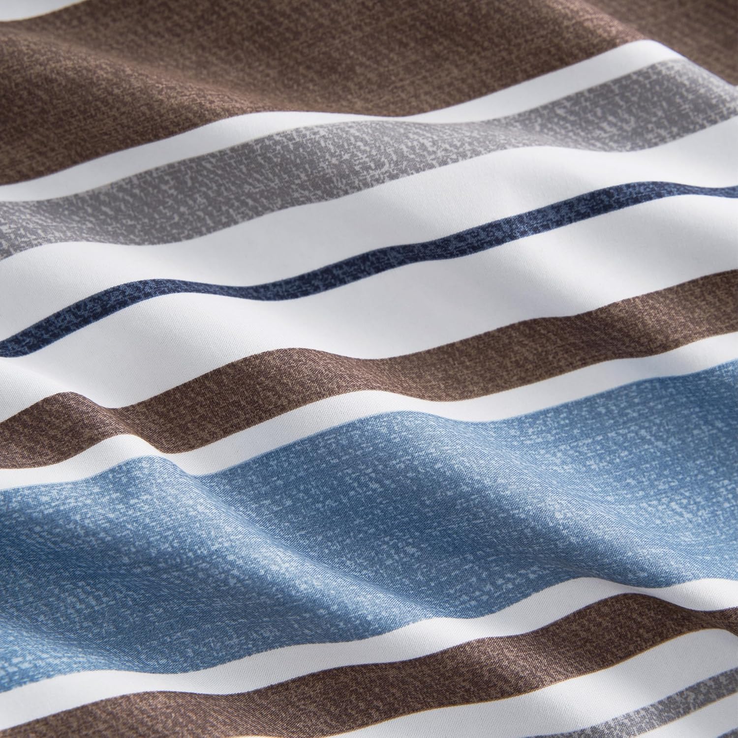Lucky Brand Monterey Stripe Duvet Cover Set - Full/Queen Size - 3 Piece Bedding Ensemble