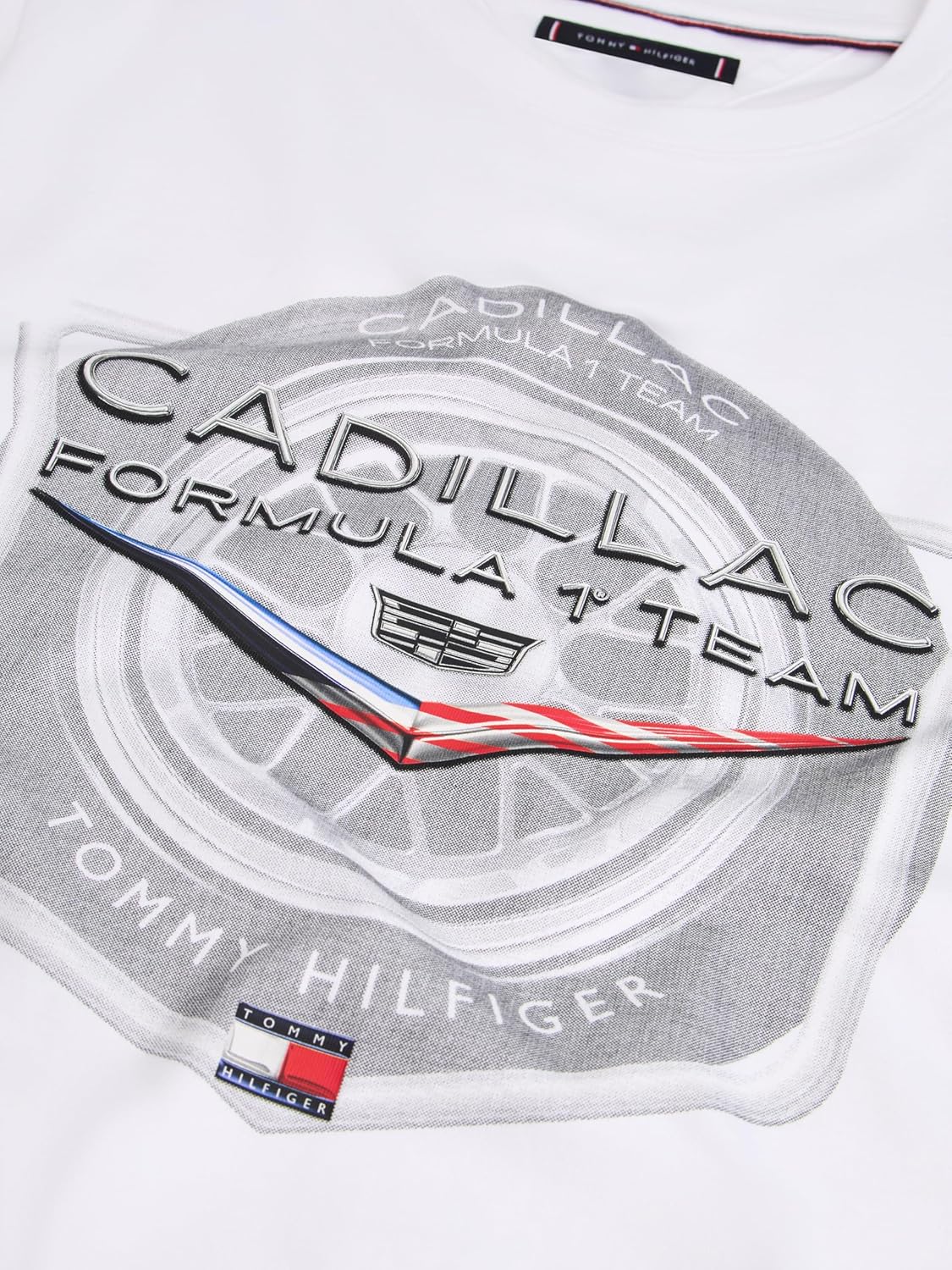 Tommy Hilfiger Formula 1 Mens Tommy X Cadillac F1® Team Tire T-Shirt