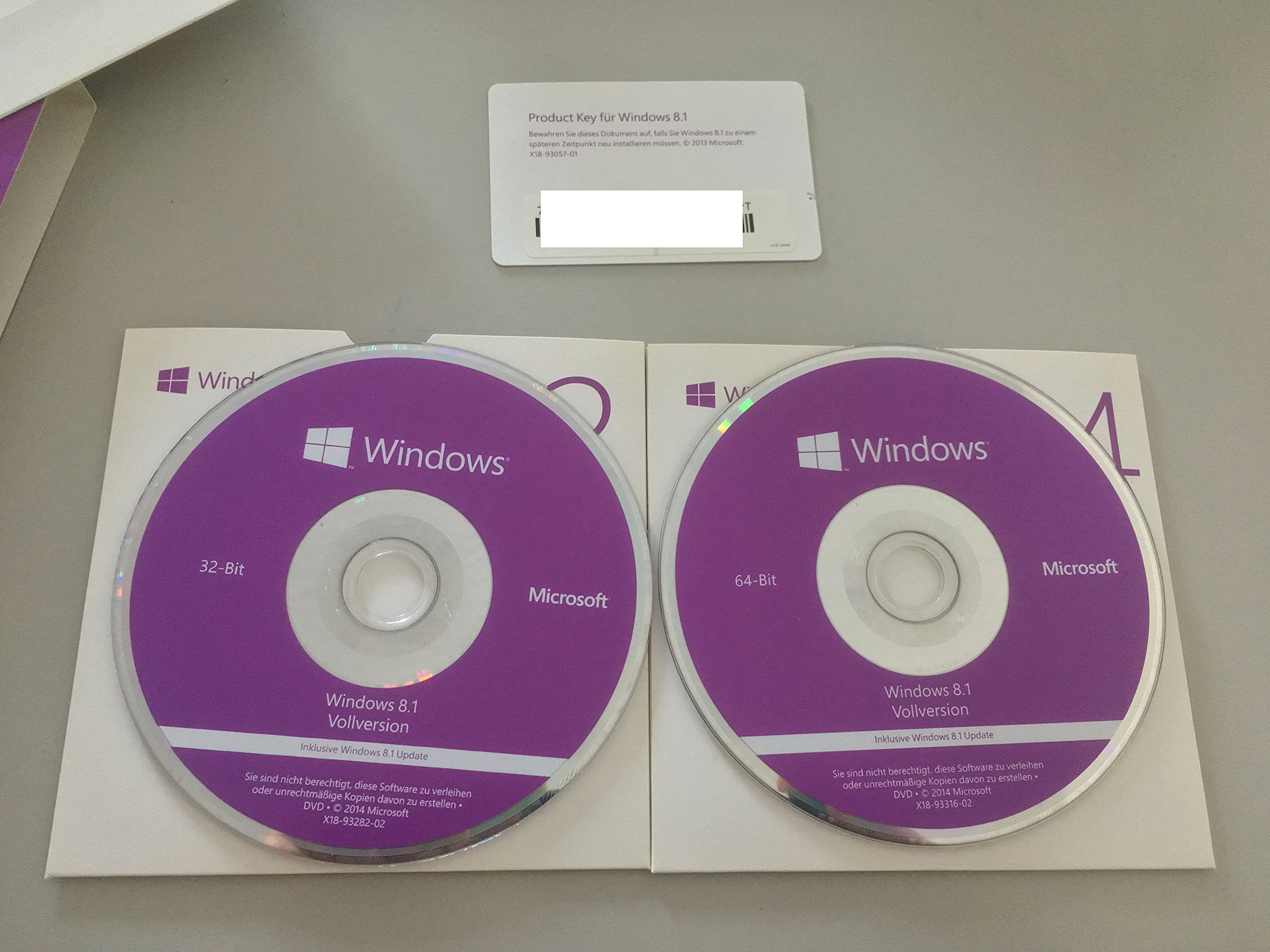 Windows 8.1 Vollversion 32/64 Bit
