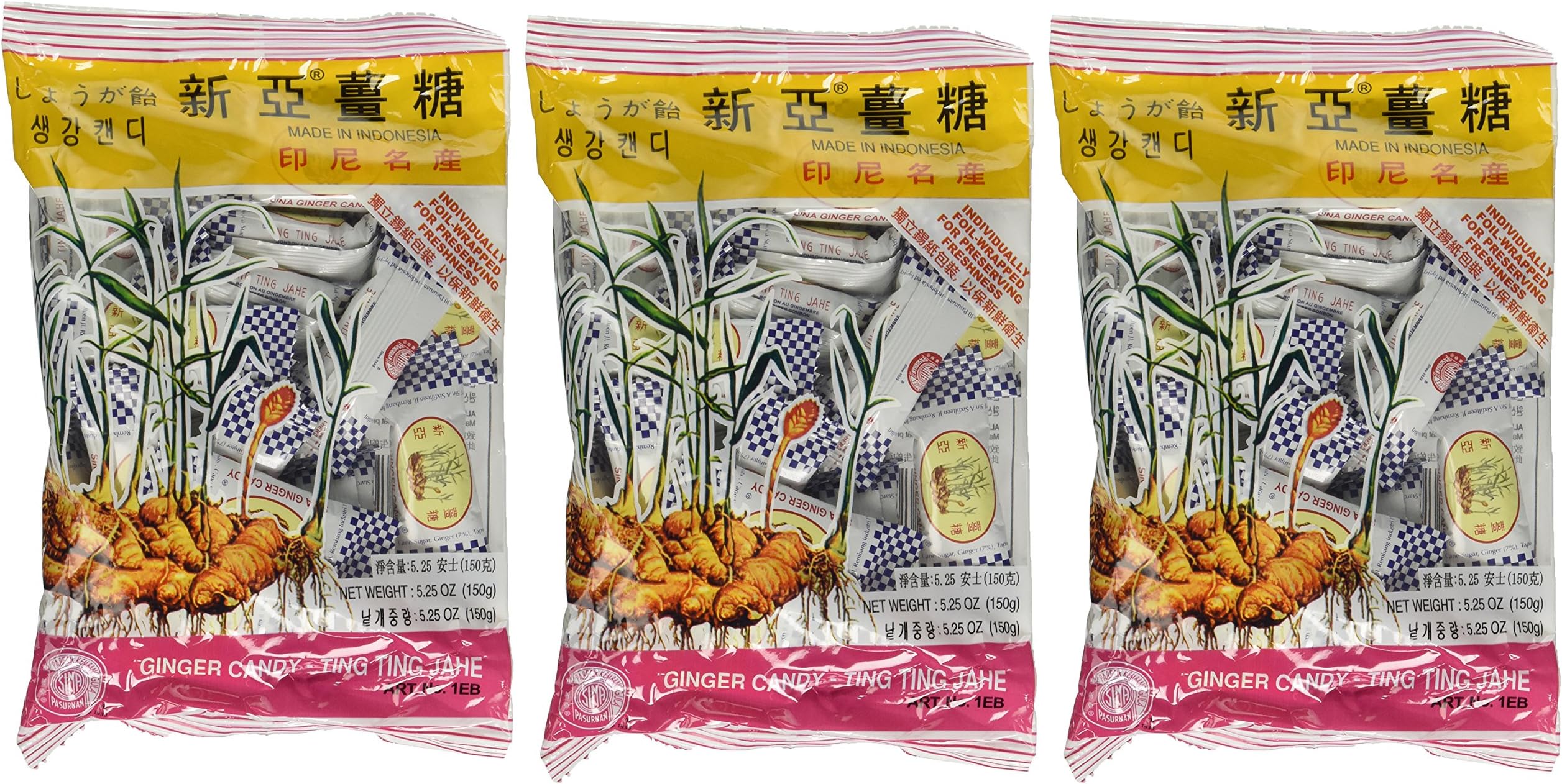 Ginger Candy - 3 PAK