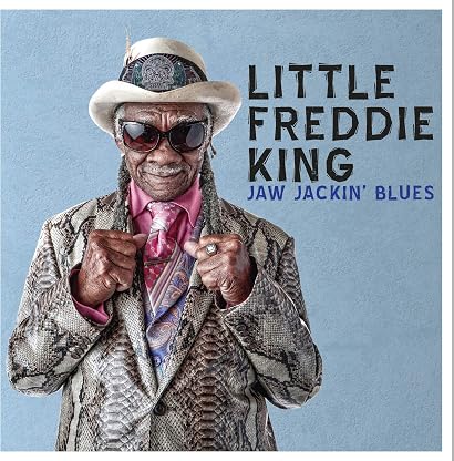 Jaw Jackin' Blues (Vinil Azul) por Little Freddie King, capa do álbum