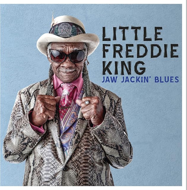 Jaw Jackin' Blues (Vinil Azul) por Little Freddie King, capa do álbum
