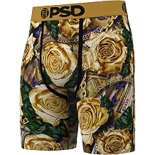 PSD Men's Golden Petals Boxer Brief, Multi, M