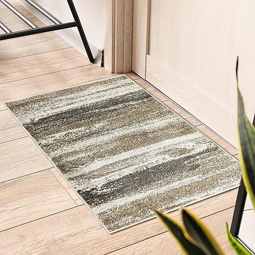 Luxe Weavers Lagos Collection 7501 - Alfombra abstracta.