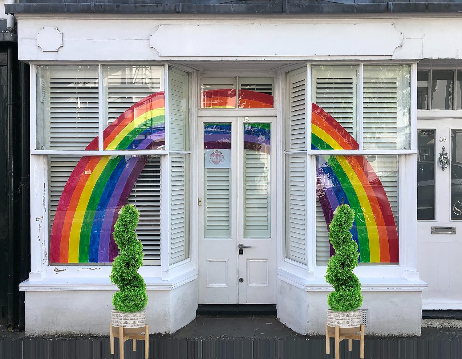 momoplant Artificial Topiary Outdoor Boxwood Spiral Topiary Tree 3ft (2 Pieces) Faux Topiary Tree Outdoor Faux Tree,Green (35 inch/2.95ft) : Everything Else