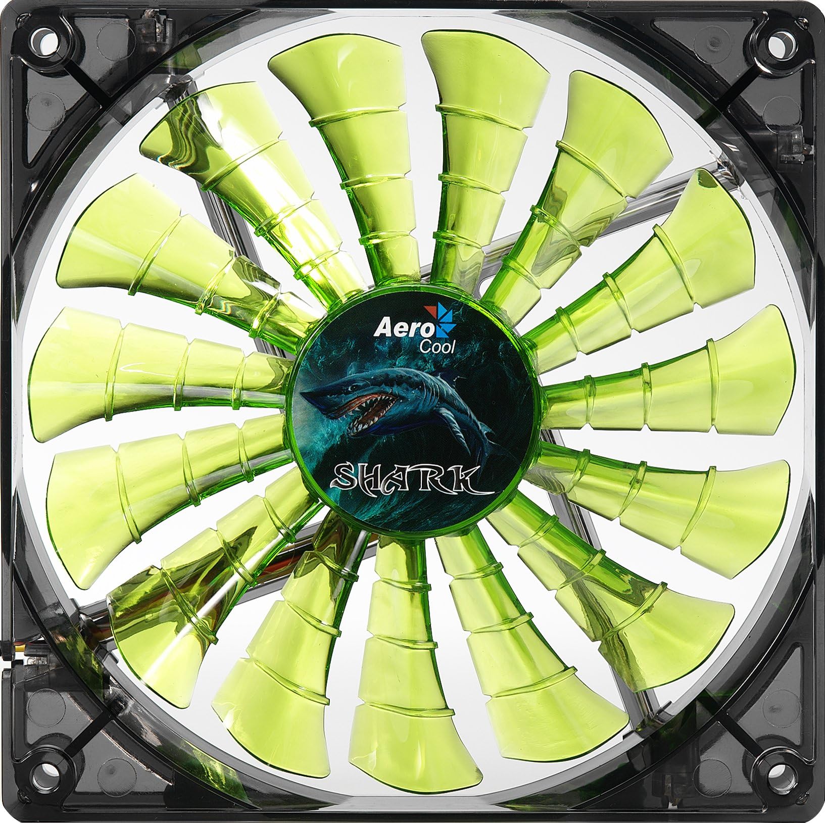 AeroCool Shark 120mm Green Cooling Fan EN55697