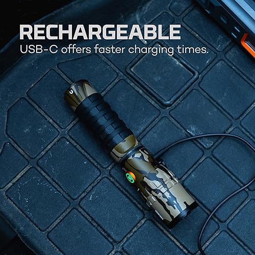 Miniatura 6 de NEBO Slyde - Linterna King recargable, linterna LED y luz de trabajo, brillante, duradera, para llevar todos los días y acampar con 4 modos de luz,