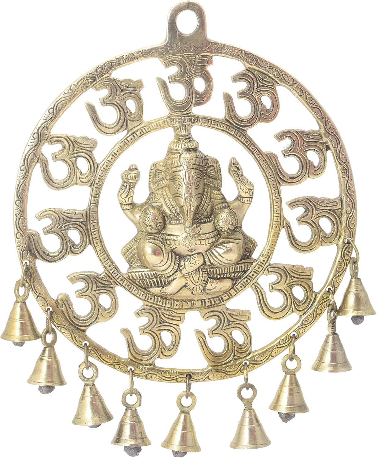 Bharat Haat Decorative Ganesh Bell Wall Hanging handicrafts Product BH06280