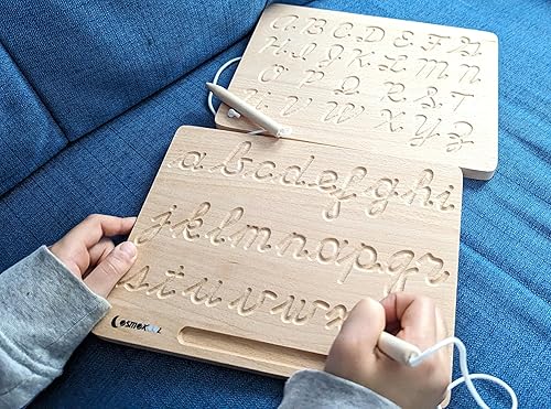 Miniatura 10 de Cosmo - Tableros educativos Cosmo Montessori, letras del alfabeto, trazado, manualidades por Cosmo (impresión reversible lisa)