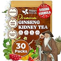 Vista 150 de FreshDrinkUS, 75 bolsas de té de cardo mariano premium, 100% natural y puro de semillas de cardo mariano. Té de hierbas con semillas de cardo