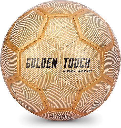 Miniatura 2 de SKLZ Golden Touch - Pelota de entrenamiento con técnica de fútbol, tamaño 5