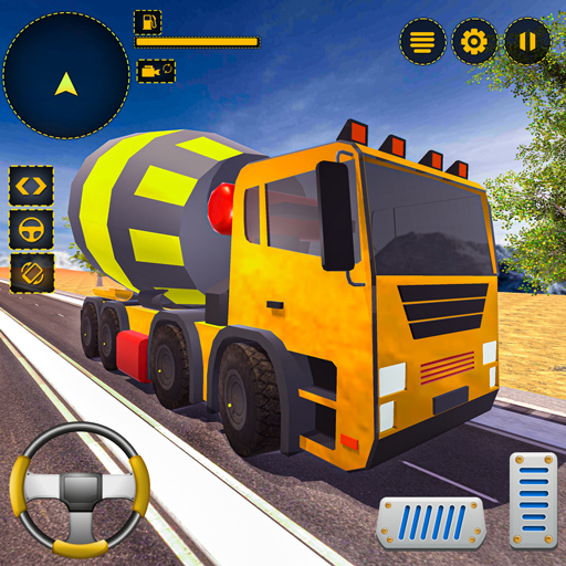 Real Cement Truck Simulator 3D - City Construction Truck Driving Game ...