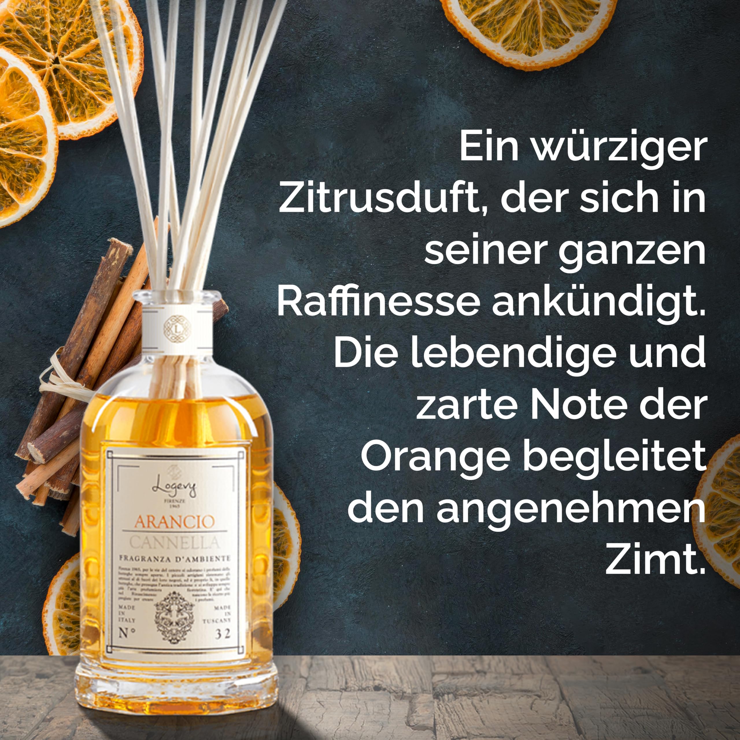 LOGEVY - Raumduft - Zimtorange - (500 ml NEW 2022)
