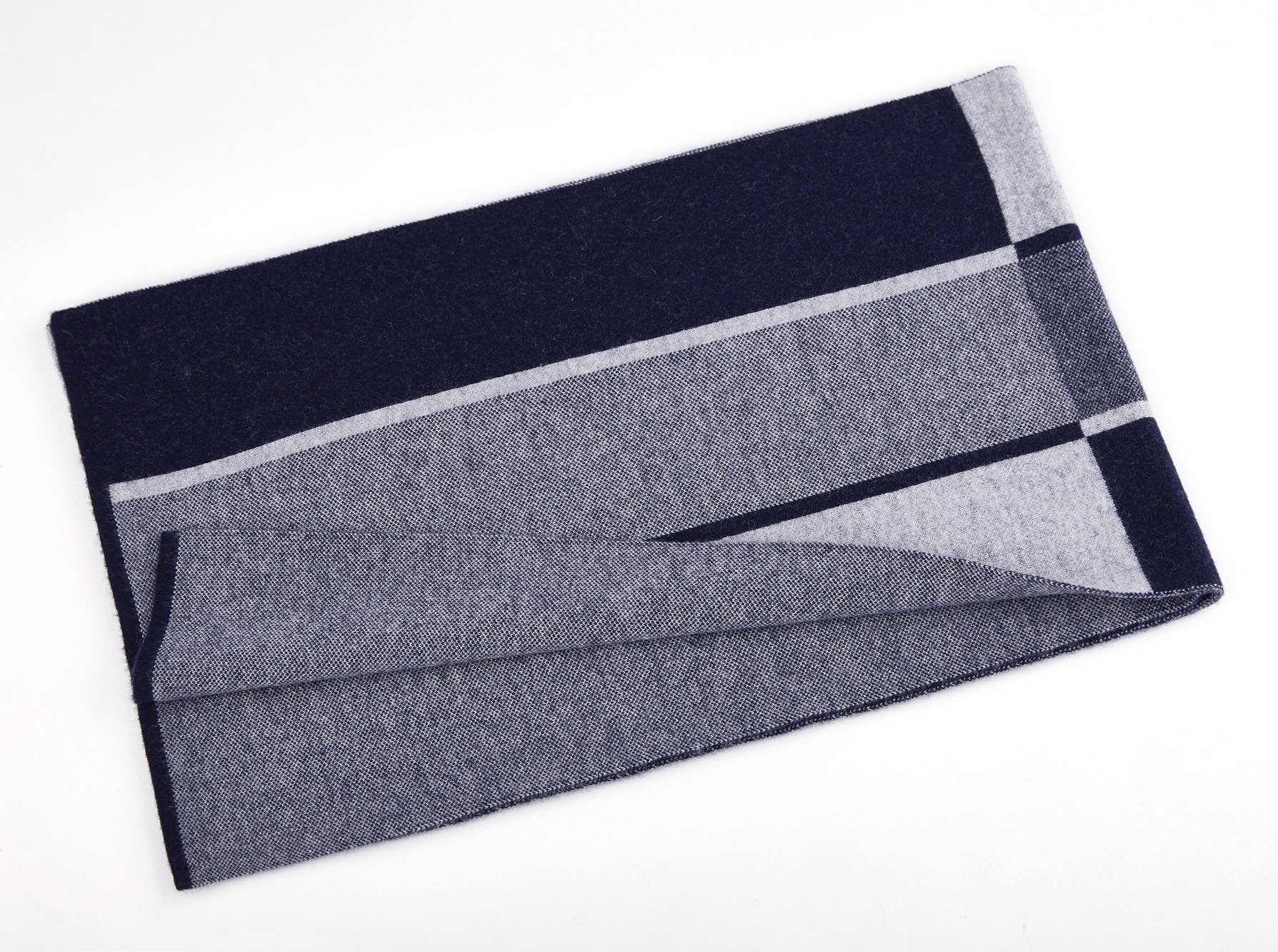 RIONA Herren 100% Australischen Merino-Wolle-Schal-Weiche Warme Krawatten Strick