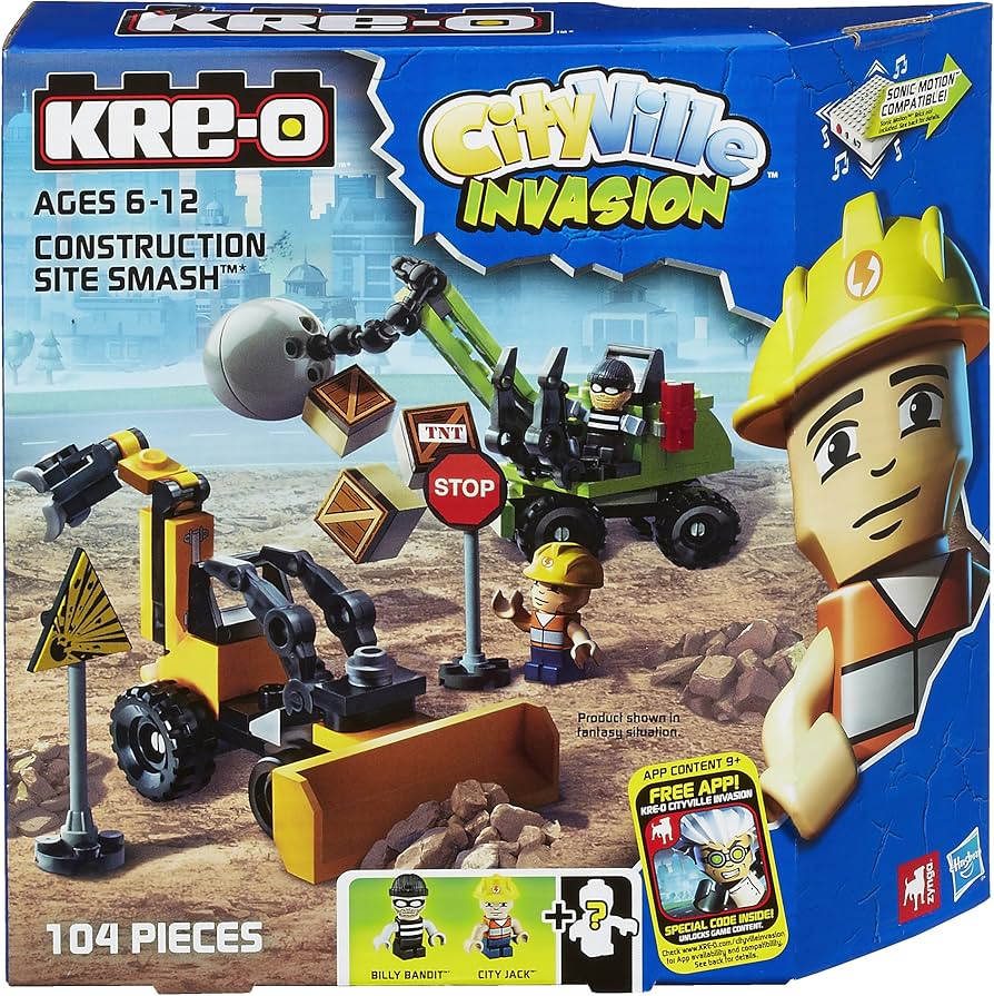 リリィ・ライアン　ガレージキット Amazon.com: KRE-O CityVille Invasion Construction Site Smash Set