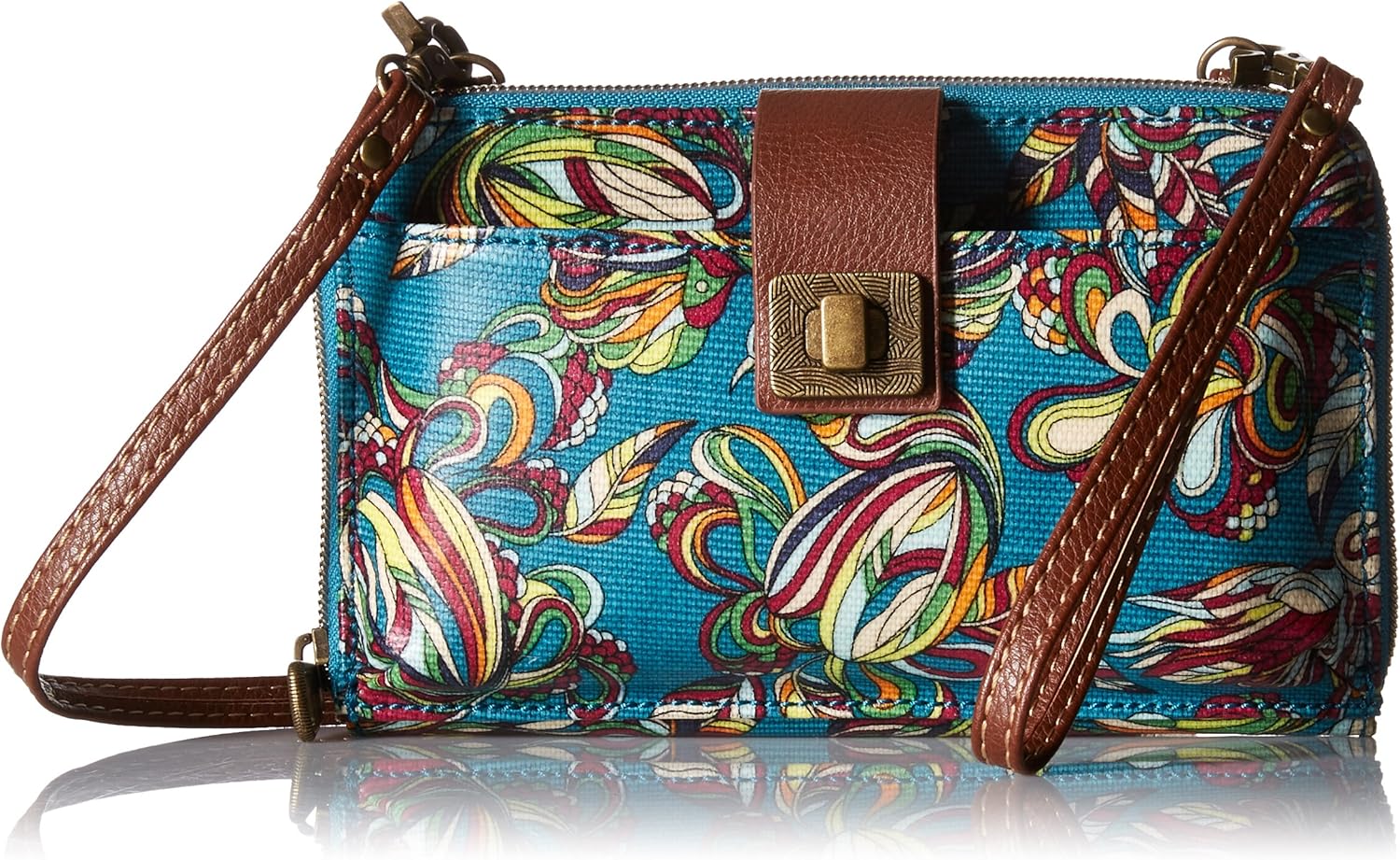 Sakroots Smartphone Crossbody Purse - Women's Cellphone Bag & Wallet For Everyday - Convertible Wristlet With Zipper
