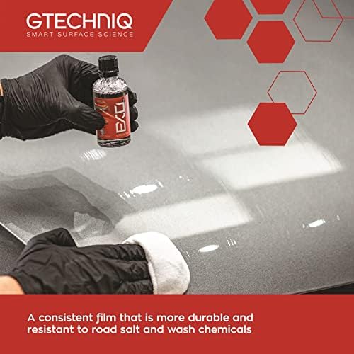 Gtechniq EXO V4 Crystal Hydrophobic, Dirt Repellent Coating for Cars, Easy to Apply - 30ml (Sufficient for 1 Small-Med Car) - 18-24 Month Protection